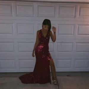 Red Flashy Dress